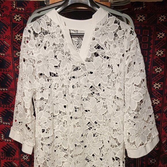 LACE maxi dress - Picture 3 of 9